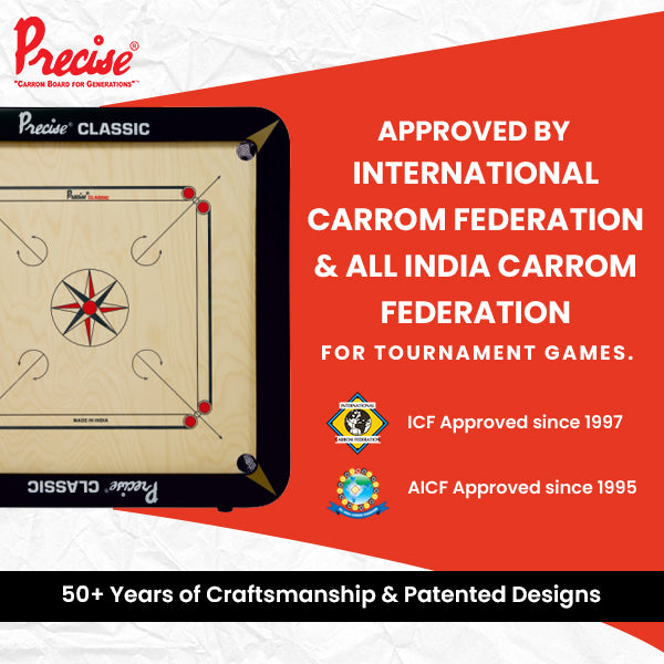 NXT Genration Champion Classic Carrom Boards - Bulldog