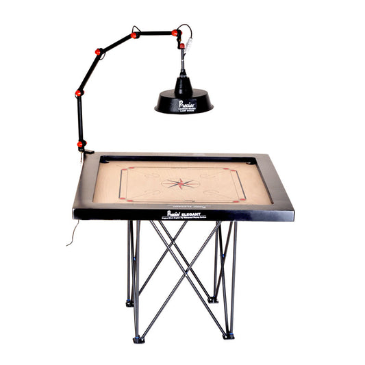 Four Fold Carrom Lamp Shade Stand with Electric Fitting