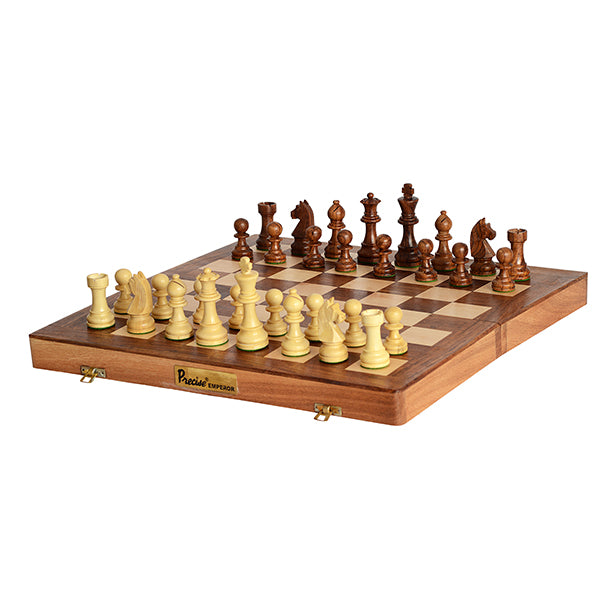 Emperor Series Chess Board Set (Wooden Chess Board & Wooden Chessman) - 12" x 12"